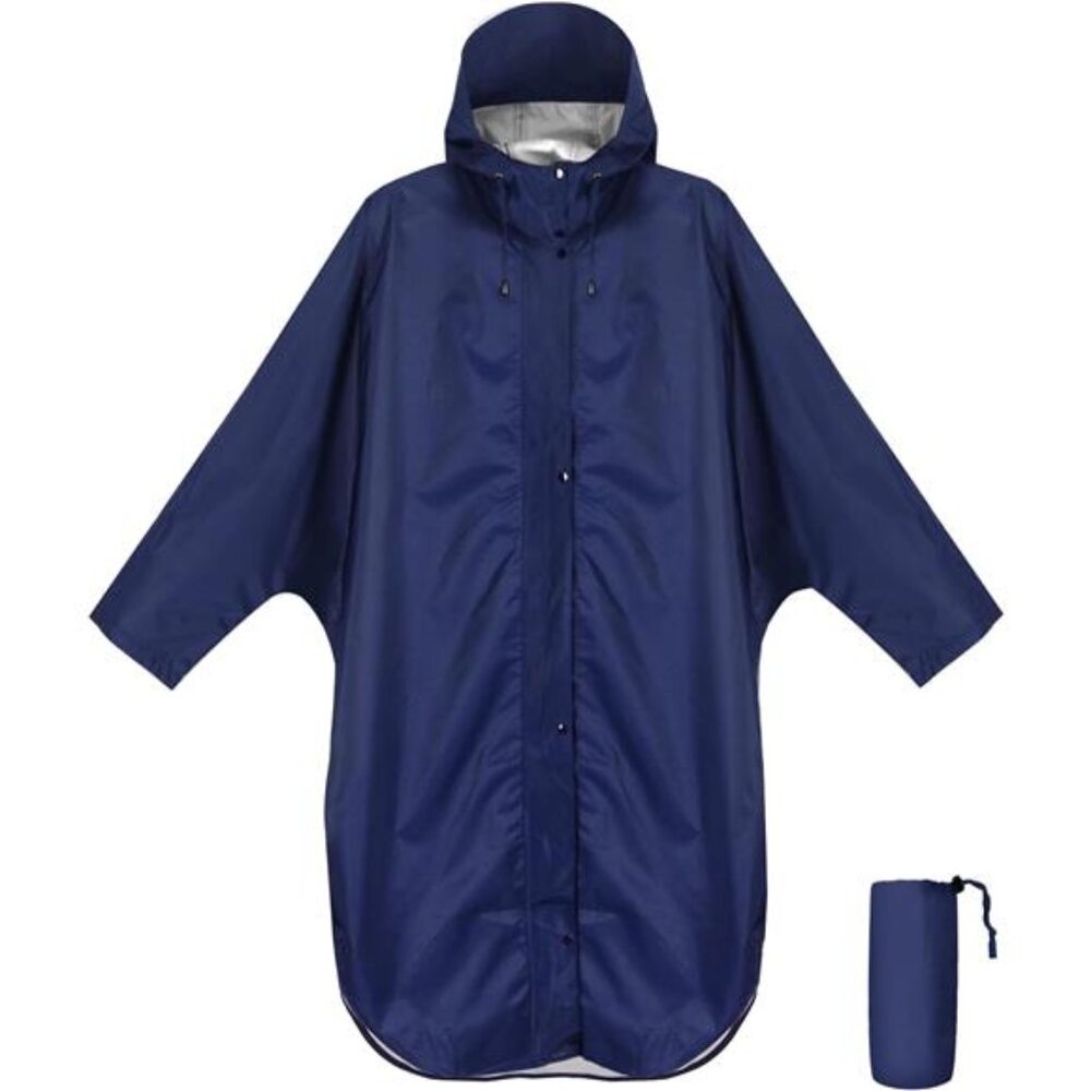 Waterproof Rain Poncho Adults Lightweight Reusable Hiking Camping Outdoor Jacket